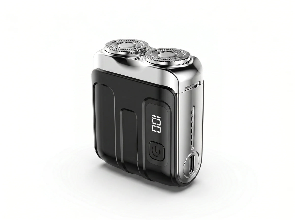 THE AERO – Bærbar Elektrisk Mini-Barbermaskine