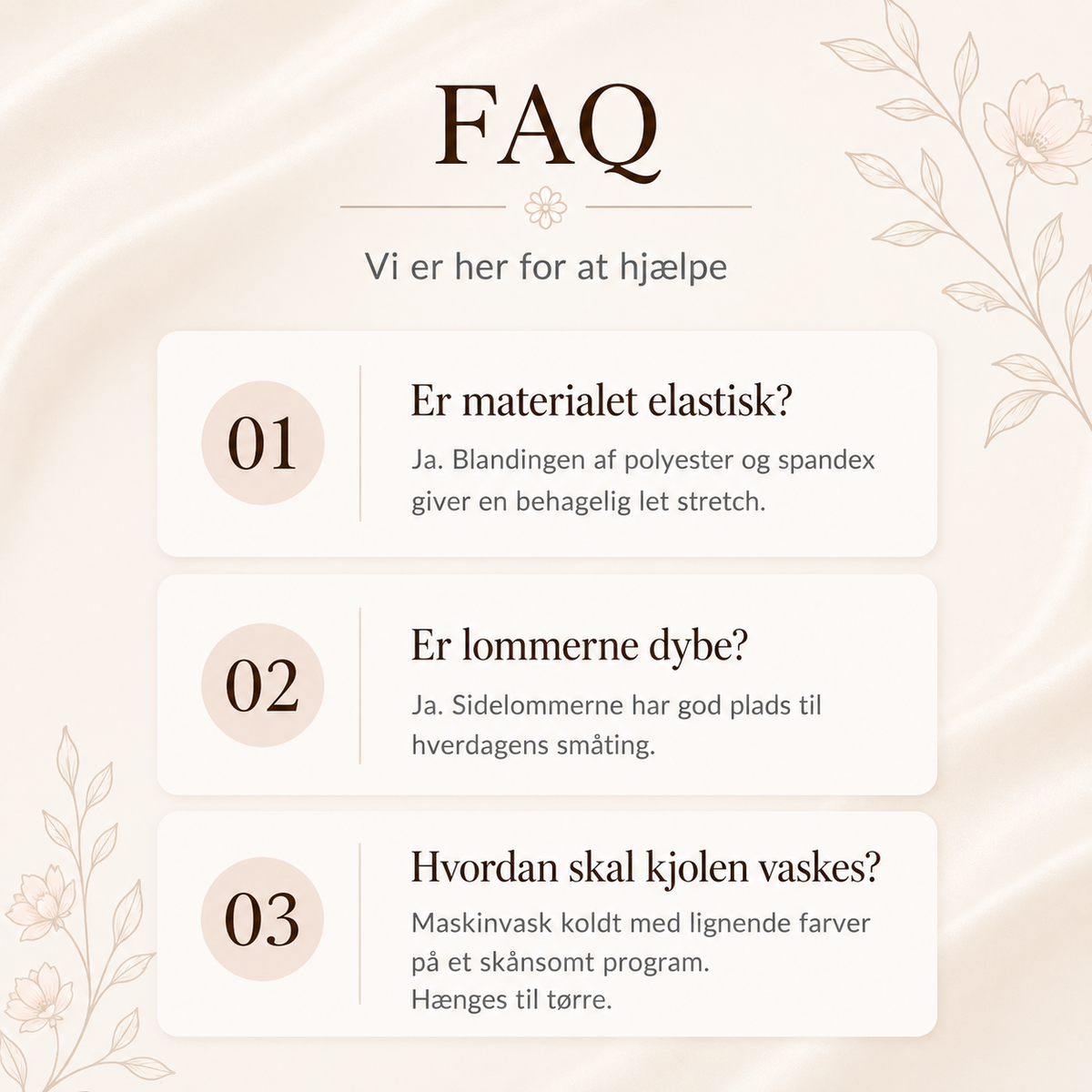 THE ÉLODIE | Flatterende blomstret midikjole med V-udskæring